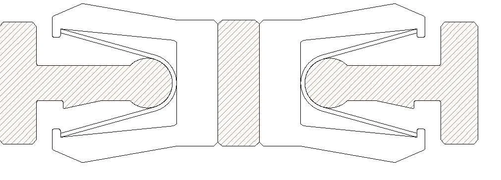 Disegno tecnico guarnizione serie 501
