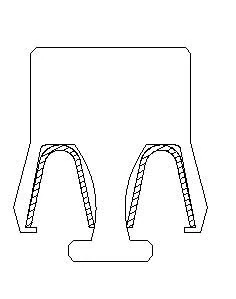 Disegno tecnico guarnizione serie 950R